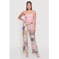 thumbnail image 1 of Women's Boho Print Wide Leg Pants, 1 of 4
