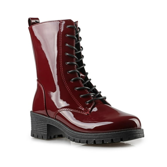 Women’s Bold Elegance Combat Ankle Boots