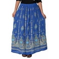 thumbnail image 1 of Women's Bollywood Indian Long Skirts Sequins Ankle Length Rayon India Clothing, 1 of 3