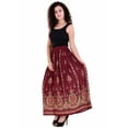 thumbnail image 1 of Women's Bollywood Indian Long Skirts Sequins Ankle Length Rayon India Clothing, 1 of 3