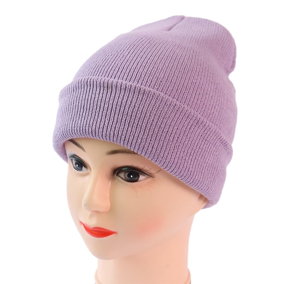 Women's Bomber Hats Men'S And Women'S Knitting Pullover Hat Warm Wool Hat In Autumn And Winter Solid Fashion Knitting Hat, Women's Accessories Bomber Hats