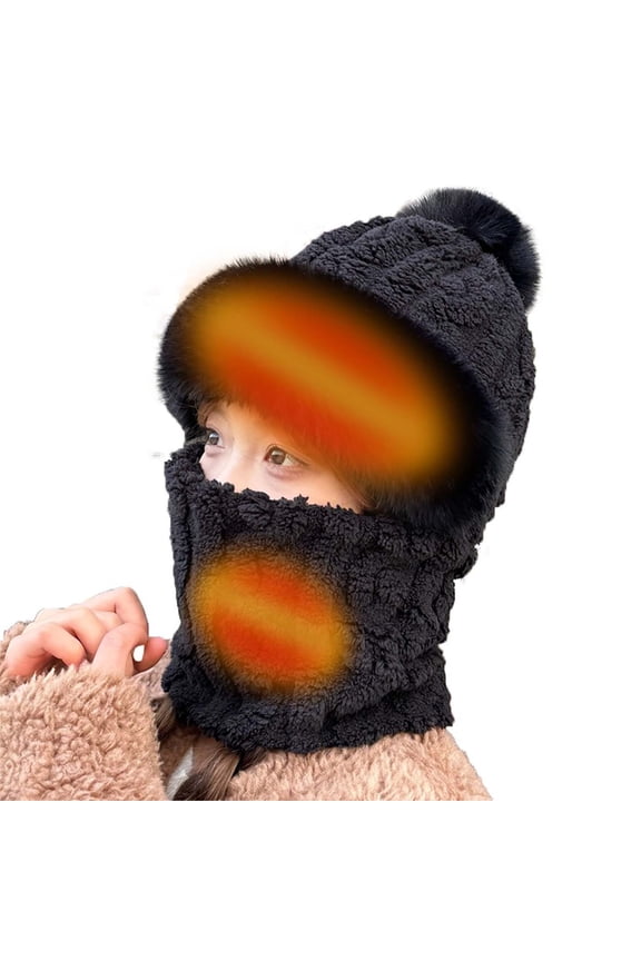 Women's Bomber Hats Usb Heating Women'S Knit Hat Winter Ear Hat Girls' Snow Hat Earmuffs Hat Women's Accessories Bomber Hats