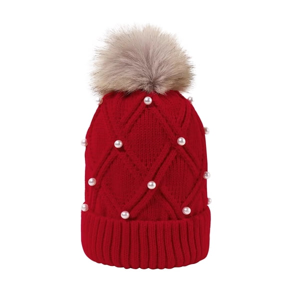 Women's Bomber Hats Winter Hat Women Solid Color Riding Knitted Beanie Cap Costume Accessories, Women's Accessories Bomber Hats
