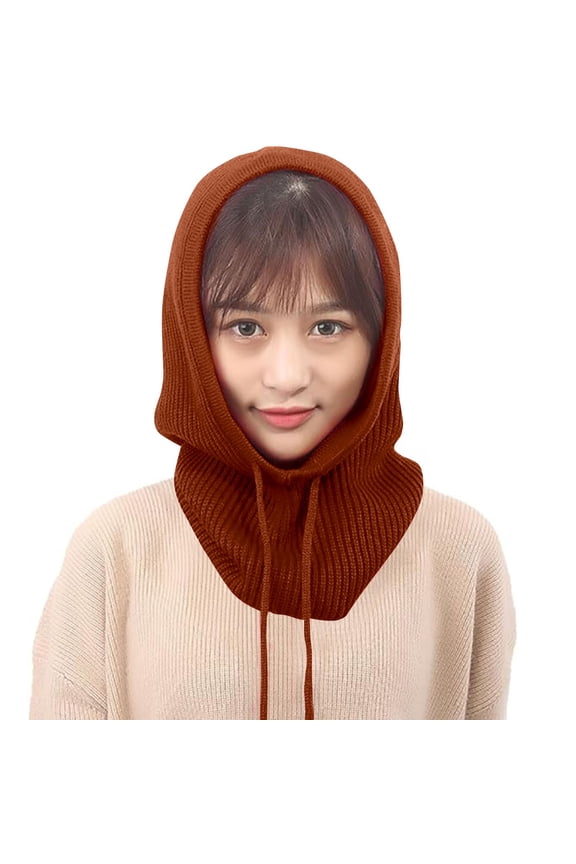 Women's Bomber Hats Winter Ski Knitted Hats Windproof Neck Ears Warmer Scarf Head Protector For Men Women Outdoor Women's Accessories