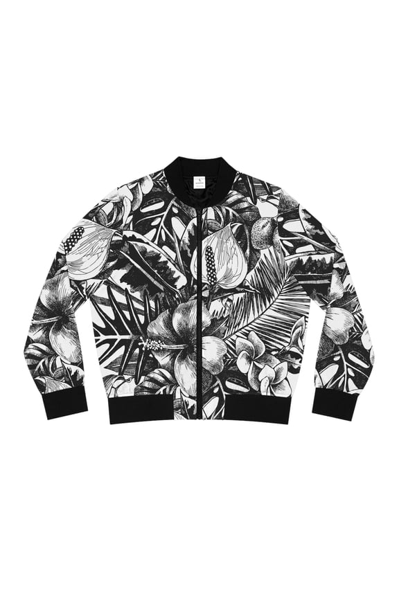 Women's Bomber Jacket_Seam thread color automatically matched to design_S