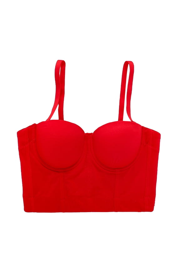 Women's Boned Bustier Mesh Push Up Bra Club Corset with Underwire Crop Top Vintage Party Cami Tops Vest