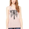thumbnail image 1 of Women's Bones Graphic Flowy Racerback Tank Top, 1 of 1