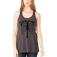 thumbnail image 1 of Women's Bones Graphic Flowy Racerback Tank Top, 1 of 1