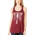 thumbnail image 1 of Women's Bones Graphic Flowy Racerback Tank Top, 1 of 1