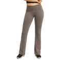 thumbnail image 1 of Women's Boot Cut Flare Yoga Pants Wide Waistband Comfortable Stretch Cotton, 1 of 4