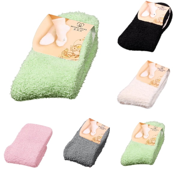 Women's Boot Socks Women's Knee High Socks Thick Knitted Over The Knee Socks Fall Winter Warm Socks Boot Socks Socks Women Color Girls Floor Warm Socks Bed Soft Winter Socks