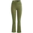 thumbnail image 1 of Women's Bootcut Yoga Pants Crossover High Waisted Leggings Stretch Yoga Pants Gym Workout Pants, 1 of 5