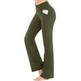 thumbnail image 1 of Women’s Bootcut Yoga Pants High Waist Sport Workout Sweatpants Tommy Control Trousers, 1 of 3