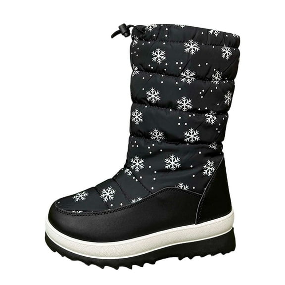 Women's Boots Arrival Oversized Round Toe Side Zip Thick Sole Boots for Everyday Casual Wear