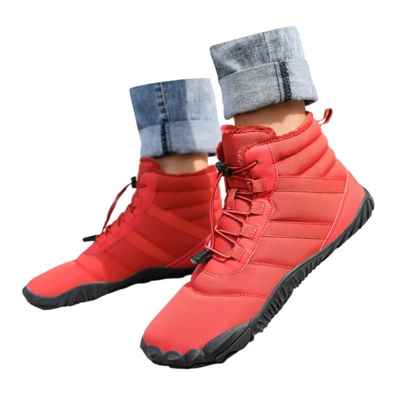 Women's Boots Couples Winter Lace Up Boots for Warm and Comfortable Wear for Men and Women