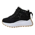 thumbnail image 1 of Women's Boots High Top Lined Thick Sole Height Enhancing Athletic Shoes for Casual Daily Wear, 1 of 9