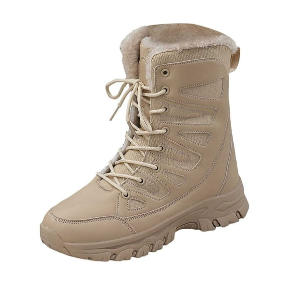 Women's Boots Winter Boots Insulated Lined Outdoor Cold Weather Thermal Comfortable Traction Sole