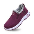thumbnail image 1 of Xiaoxatg Women's Boots Winter Boots Insulated Lined Warm Comfortable Outdoor Casual Shoes For Cold Weather 8.5 Purple, 1 of 9