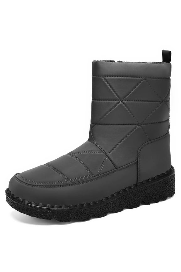 Women's Boots Winter Mid Calf Boots Cold Boots and Warm Mid Calf Footwear for Everyday Casual Use