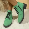 thumbnail image 1 of Women's Boots Women's Casual Versatile Cool British Style Nubuck Material Does Not Tire The Feet Fashionable Fall And Winter Style Comfortable Thick Heel Low Heel Short Boots Fall Boots, 1 of 9