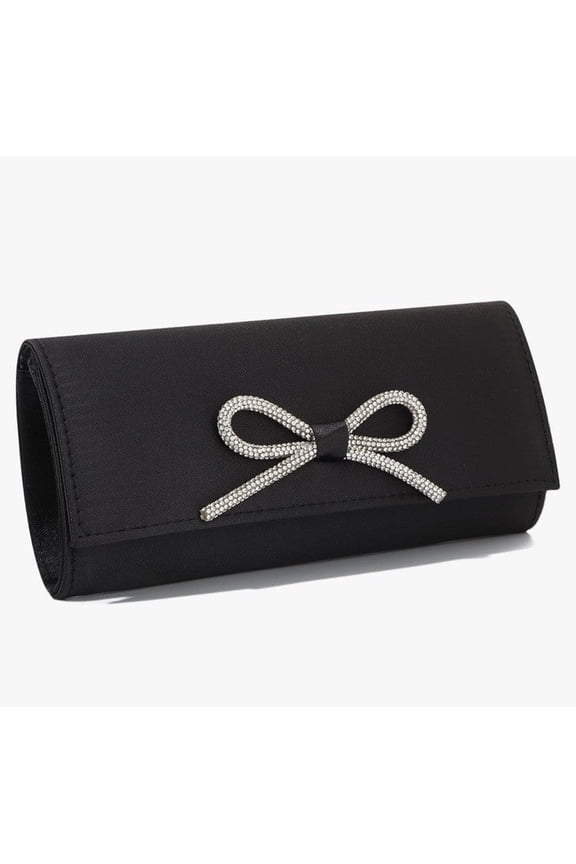 Women's Bow Clutch Purses with Chain, Evening Bag for Women Formal for Weddin...