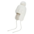 thumbnail image 1 of Women's Bow Knit Hat Winter Beanie Hat Skiing Caps with Warm Ear Flap and Pom Pom Beige, 1 of 9