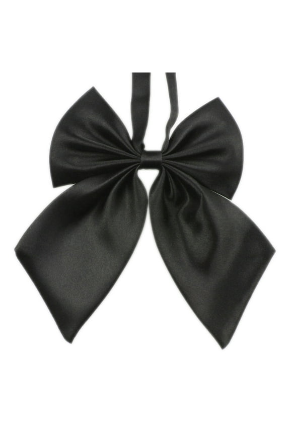 Women's Bow Tie Collar Clip - Elegant Party Wedding Blouse Accessory (Vintage & Delicate) Under 1$, Yubnlvae Fashion Unique Womens Girls Novelty Big Bow Tie , Black, One Size