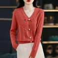 thumbnail image 1 of Women's Bow Tie Decoration Knit Sweater, Soft Loose Fit Long Sleeve Pullover Top, 2025 Fall New Classic Casual Blouse, Comfortable Stretchable Daily Wear for Seasonal Transition Red XL, 1 of 4