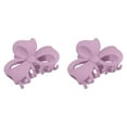 thumbnail image 1 of Women's Bow Tie Hair Clip Frosted Simple Clip Back Hair Clip Hair Accessories 2PCS Barrettes for Girls Swank Tie Bar Clip Small Metal Barrettes for Girls Vintage Hair Barrette Select Auto Hair Plait, 1 of 5
