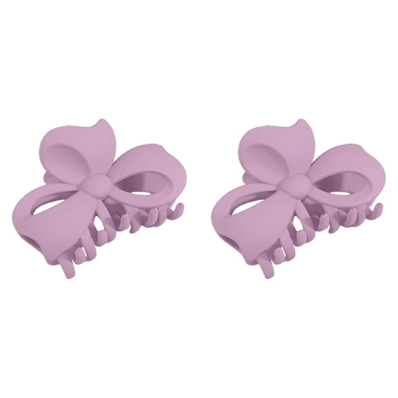 Women's Bow Tie Hair Clip Frosted Simple Clip Back Hair Clip Hair Accessories 2PCS Barrettes for Girls Swank Tie Bar Clip Small Metal Barrettes for Girls Vintage Hair Barrette Select Auto Hair Plait