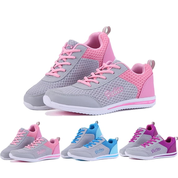 Women's Bowling Shoes Lightweight Breathable Mesh Sneakers with Arch Support for Running Casual Daily Wear