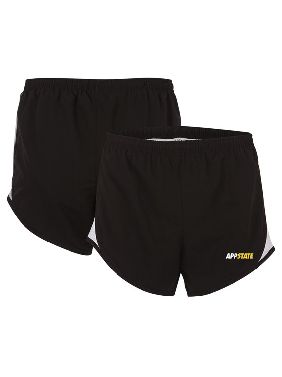 Women's Boxercraft Black Appalachian State Mountaineers Essential Lined Athletic Shorts