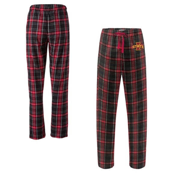 Women's Boxercraft Black Iowa State Cyclones Haley Flannel Pants