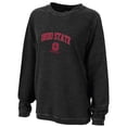 thumbnail image 1 of Women's Boxercraft Black Ohio State Buckeyes Rally Corduroy Pullover Sweatshirt, 1 of 1