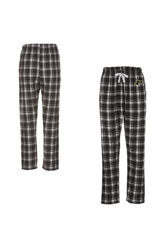 Women's Boxercraft Black Purdue Boilermakers Haley Flannel Pants