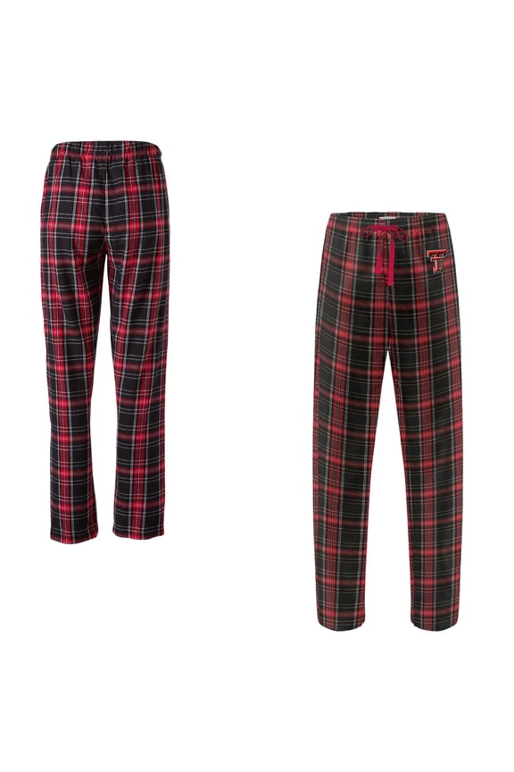 Women's Boxercraft Black Texas Tech Red Raiders Haley Flannel Pants