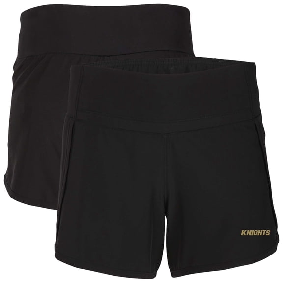 Women's Boxercraft Black UCF Knights Stretch Woven Lined Shorts