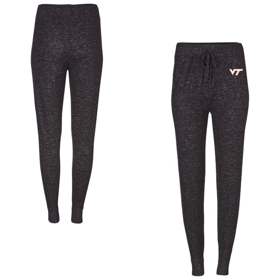 Women's Boxercraft Black Virginia Tech Hokies Cuddle Tri-Blend Jogger Pants