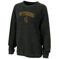 thumbnail image 1 of Women's Boxercraft Black Wyoming Cowboys Rally Corduroy Pullover Sweatshirt, 1 of 1
