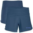 thumbnail image 1 of Women's Boxercraft Blue Air Force Falcons Stretch Woven Lined Shorts, 1 of 3