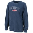thumbnail image 1 of Women's Boxercraft Blue Liberty Flames Rally Corduroy Pullover Sweatshirt, 1 of 1