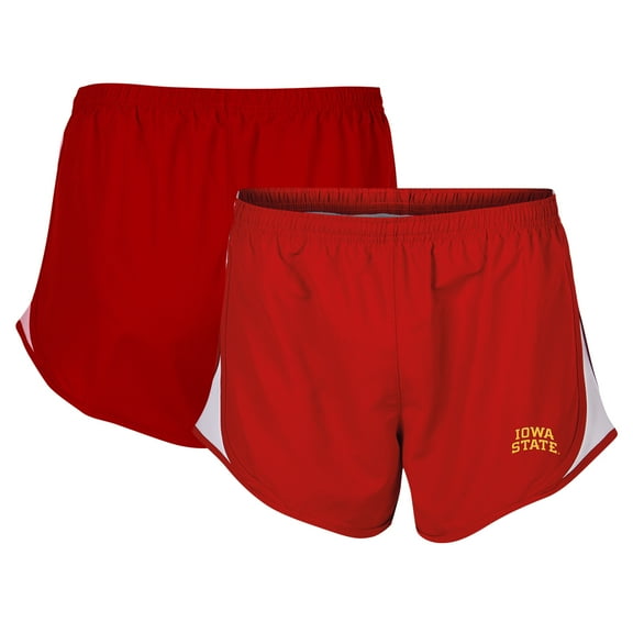Women's Boxercraft Cardinal Iowa State Cyclones Essential Lined Athletic Shorts