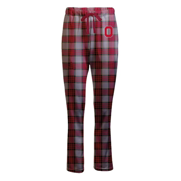 Women's Boxercraft Gray Ohio State Buckeyes Haley Flannel Pants