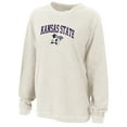 thumbnail image 1 of Women's Boxercraft Natural Kansas State Wildcats Rally Corduroy Pullover Sweatshirt, 1 of 1