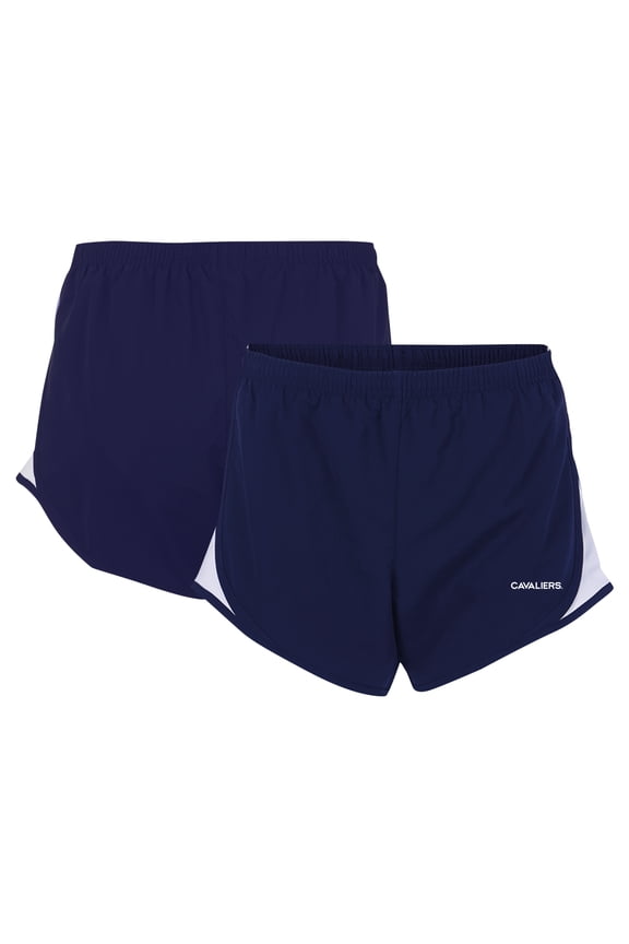 Women's Boxercraft Navy Virginia Cavaliers Essential Lined Athletic Shorts