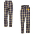 thumbnail image 1 of Women's Boxercraft  Navy West Virginia Mountaineers Haley Flannel Pants, 1 of 3