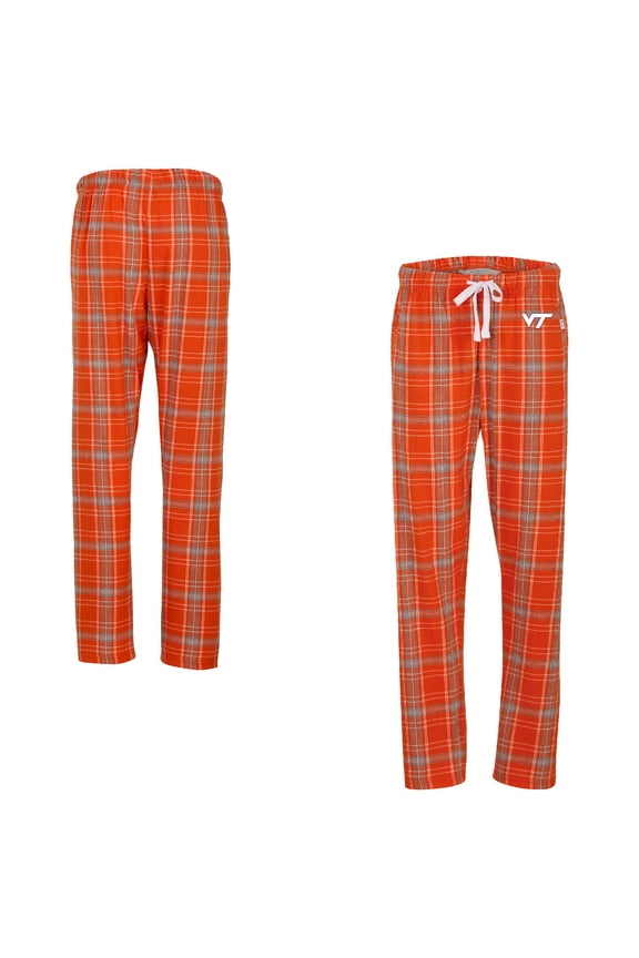 Women's Boxercraft Orange Virginia Tech Hokies Haley Flannel Pants