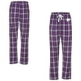thumbnail image 1 of Women's Boxercraft  Purple Kansas State Wildcats Haley Flannel Pants, 1 of 3