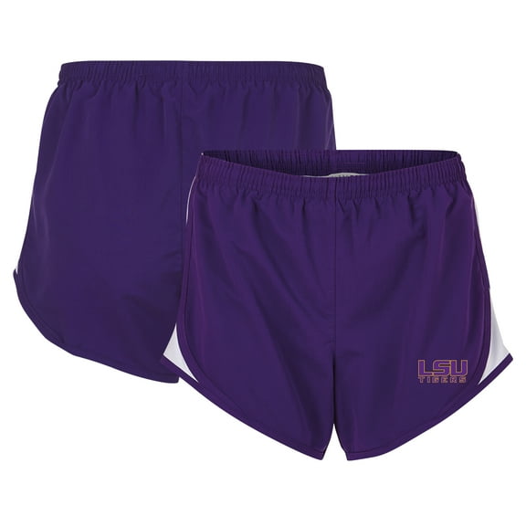 Women's Boxercraft  Purple LSU Tigers Essential Lined Athletic Shorts