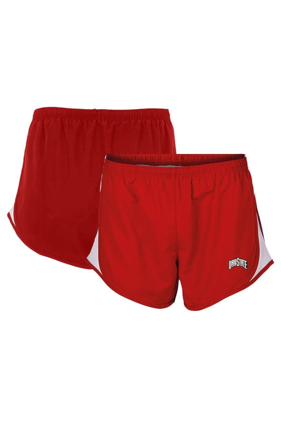 Women's Boxercraft  Scarlet Ohio State Buckeyes Essential Lined Athletic Shorts